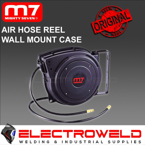 M7 15 M Retractable Air Hose Reel Wall Mounted Compressor, Auto