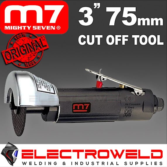 image presents M7 3 75MM Air Angle Die Grinder Cut Off Tool Pneumatic 1-4 Inlet M7-QC213