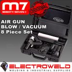 Image presents M7 8 PCE AIR VACUUM SUNCTION GUN KIT, WONDER BLOW TOOL, AIR VAC BLOWER M7-WG202N