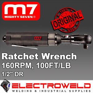 image presents M7 Air Ratchet Wrench Spanner Socket 1-2 Square Drive Pneumatic Impact M7-NE443