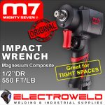 image presents M7 Composite Air Impact Wrench Socket Driver, 1-2 Drive, Twin Hammer M7-NC4232Q