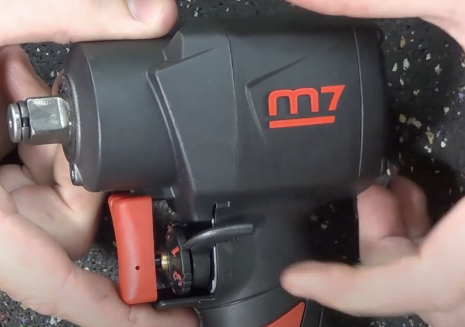 image presents M7 Composite Air Impact Wrench Socket Driver, 1-2 Drive, Twin Hammer M7-NC4232Q-5