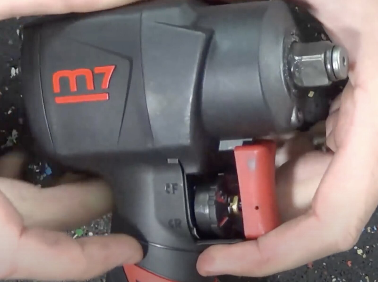 image presents M7 Composite Air Impact Wrench Socket Driver, 1-2 Drive, Twin Hammer M7-NC4232Q-6