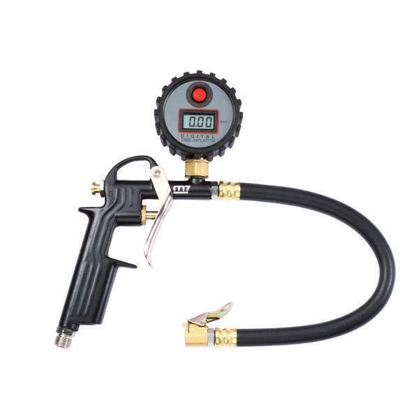 Image presents M7 DIGITAL CAR TYRE INFLATOR AIR PRESSURE GAUGE PUMP COMPRESSOR BAR M7-SB201B