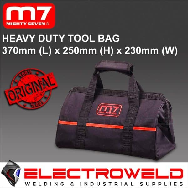 M7 Small Tool Bag 15" Work Trade Plumber Electrician Black Trade Case