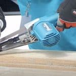 Image presents MAKITA 550W 30MM BELT SANDER - LINISHER SANDING WOOD METAL LINISHING MACHINE 9031 7