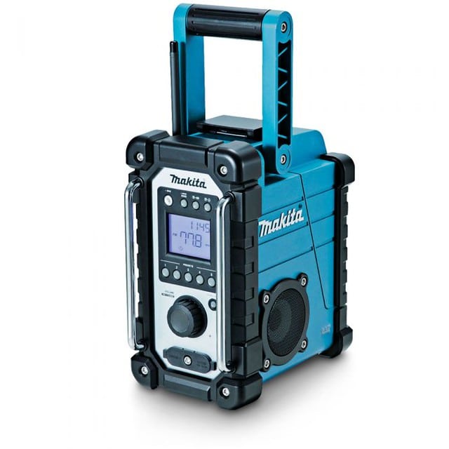 Image presents MAKITA 7.2-18V CORDLESS JOBSITE RADIO SPEAKER, IP64 AC LI-ION, DMR107 *SKIN ONLY