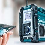 Image presents MAKITA 7.2 18V JOBSITE RADIO CORDLESS BLUETOOTH USB SPEAKER DMR108 SKIN ONLY