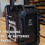 Image presents MAKITA 7.2 18V JOBSITE RADIO CORDLESS BLUETOOTH USB SPEAKER DMR108 SKIN ONLY