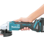 Image presents MAKITA DGA504Z 18V LI-ION CORDLESS 125MM 5" BRUSHLESS ANGLE GRINDER - SKIN ONLY