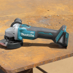 Image presents MAKITA DGA504Z 18V LI-ION CORDLESS 125MM 5" BRUSHLESS ANGLE GRINDER - SKIN ONLY