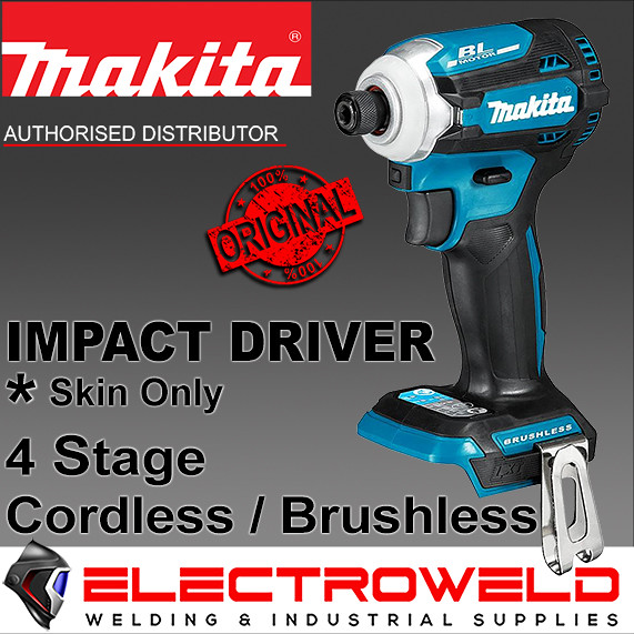 Image presents MAKITA DTD171Z 18V LI-ION CORDLESS BRUSHLESS 4-STAGE IMPACT DRIVER - SKIN ONLY