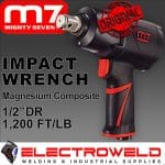 image presents Mighty Seven M7 1-2 Air Impact Wrench, Ez Grease Anvil, Pneumatic Gun, NC4255QH