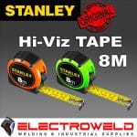 image presents Stanley 8 M Hi-Viz Tape Measure High Visibility Vis Metric - STHT36070