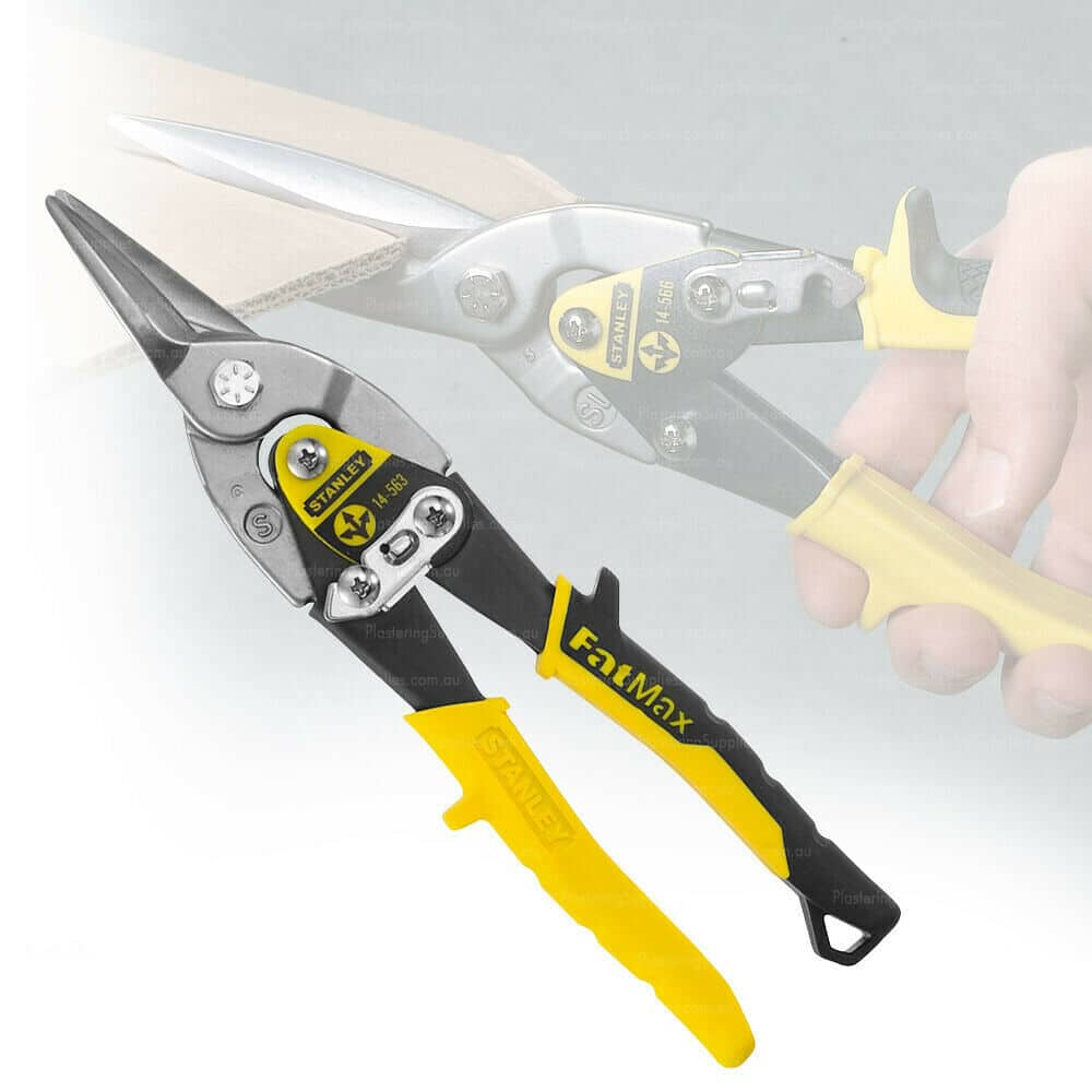 Image presents Stanley Fatmax 250mm Straight Cut Tin Snips Aviation - Cutters / Shears - 2