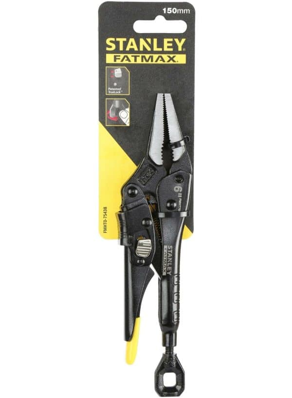 Stanley *fatmax Lockgrip Long Nose Pliers 150mm* 6" Locking Clamp Vise