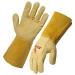 Image presents Steeldrill Firebird Leather Rigger Yellow Gloves, Welding , Work - Large - 1