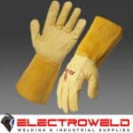 Image presents Steeldrill Firebird Leather Rigger Yellow Gloves, Welding , Work - Large - 2