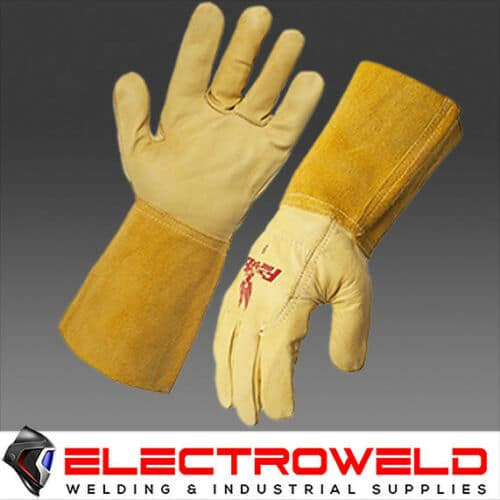 Image presents Steeldrill Firebird Leather Rigger Yellow Gloves, Welding , Work - Large - 2