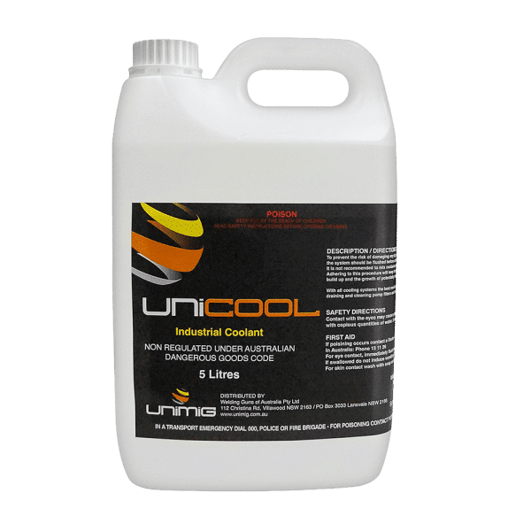 Unimig 5l Coolant For Welding Water Coolers Unicool Best Prices