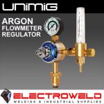 Image presents Unimig Argon Flowmeter Welding Gas Regulator Bobbin - Flowreg