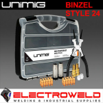 image presents Unimig Binzel 24 Style Mig Torch Welding Consumable Starter Kit - Umsk24