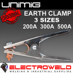 Image presents Unimig Earth Clamp Spring Loaded Welding Welder 500A - EC500