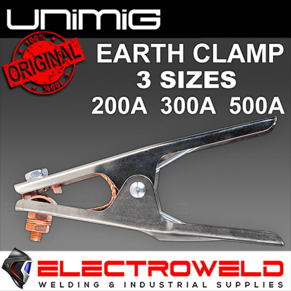 Unimig Earth Clamp Spring Loaded Welding Welder 500A EC500 Best
