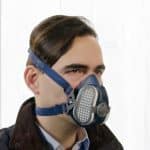 Image presents Unimig Elipse SPR502 Half Face P2 Respirator Dust Reusable Smoke Paint Welding - 6