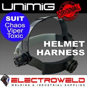 Image presents Unimig Head Harness For Chaos Viper Toxic Welding Helmet Um-h-chaos 3 Point UMHR