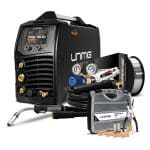 Image presents Unimig Razor 200 Pulse Mig Tig Stick Bundle - Welder + Gloves +consumables + Wire, U11003k 2