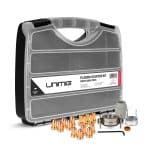 Image presents Unimig Razor Cut 80 plasma Cutter, Air Filter, Goggles, Sc80 Starter Kit, Torch 5