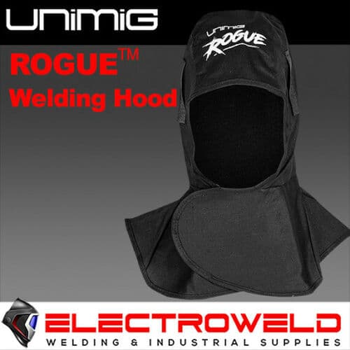 Image presents Unimig Rogue Welding Protection Bundle leather Apron, Hood, Gloves - 2