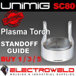 Image presents Unimig Sc80 Plasma Torch Standoff Guide, Welding Stand Off For Viper Cut 45 - Sc8040