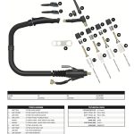 Image presents Unimig T2 TIG Torch 4m - 8m, Welding Gun 7 Pin, Suits Razor 200 180 Acdc - 6