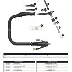 Image presents Unimig T3 TIG Torch, 4m, 8m 240a, 9 Pin, Flex Head Umt3f4m - 8