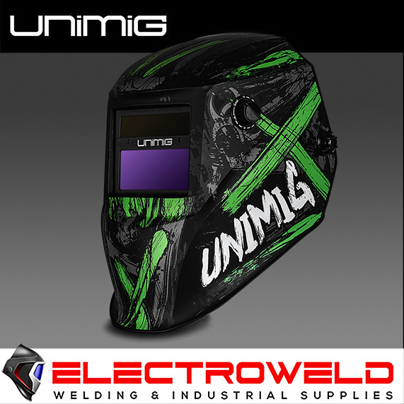 Image presents Unimig Toxic Automatic Welding Helmet - Umtwh