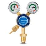 Image presents Unimig Twin Gauge Argon Gas Regulator, Welding Pressure - Argonreg - 2