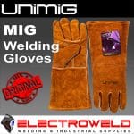 Image presents Unimig Welding Gloves Gauntlet Leather, Xcel-arc - Large - Umwg1-l