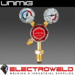 Image presents Unimig *acetylene + Oxygen Regulators, Plus Twin Hose Set* (Acet / Oxy) - Gas Welding Bundle - 2