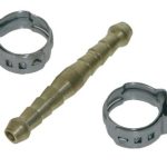 Image presents Weldclass 10mm Crimp On Welding Gas Hose Joiner Kit Barb Splicer Clamp Connector - 1