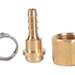 Image presents Weldclass 5mm Lh Hose Connector Kit - Gas Clamp, Nut, Tail, Barb Joiner For Acetylene Lpg - 1