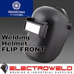 Image presents Weldclass Flip Front Welding Helmet, Mig Tig Stick, Black - 7-ffh