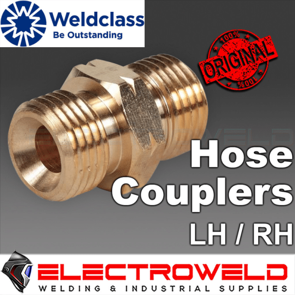 Weldclass Lh Hose Coupler For Acetylene LPG Gas Joiner Male 5/8" Best