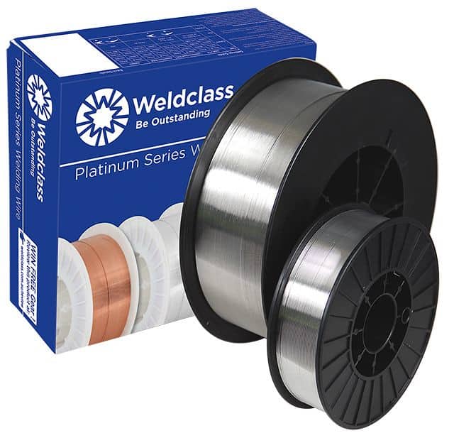 Image presents Weldclass Platinum 316LSI 0.9mm Stainless Steel MIG Welding Wire - 1kg - 1