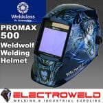 image presents Weldclass Promax 500 Weldwolf Welding Helmet, Auto-darkening Mig Tig Wc-05318