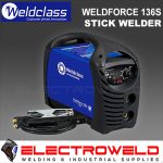 Image presents Weldclass Weldforce 136s Stick Mma Welder, Portable Machine, 10a 10 Amp Wc-136s 10