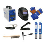 Image presents Weldclass Weldforce Wf-135s Stick Welder, Helmet, Gloves, Rods, Hammer, Wc-180mst (Wc-135shk) 2