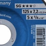 image presents Pferd 125mm 5" Aluminium Grinding Wheels - Depressed Centre 1