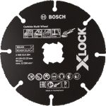 image presents Bosch 125mm 5" X-lock Carbide Multi Wheel Cutting Disc (Wood Plastic Plasterboard, Copper) 1